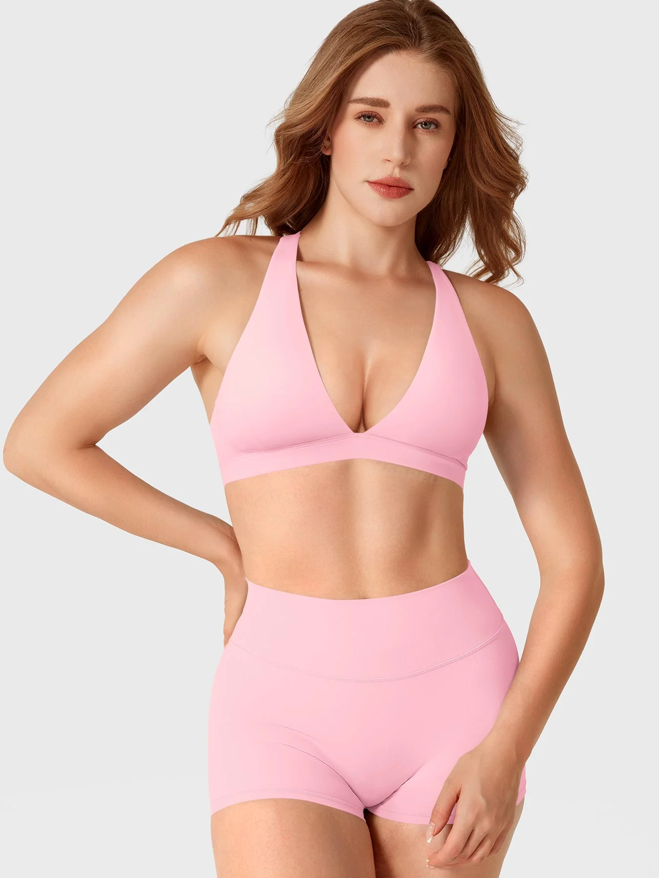 Yeoreo Wafiya Cross Back V-Neck Sports Bra - Image 7