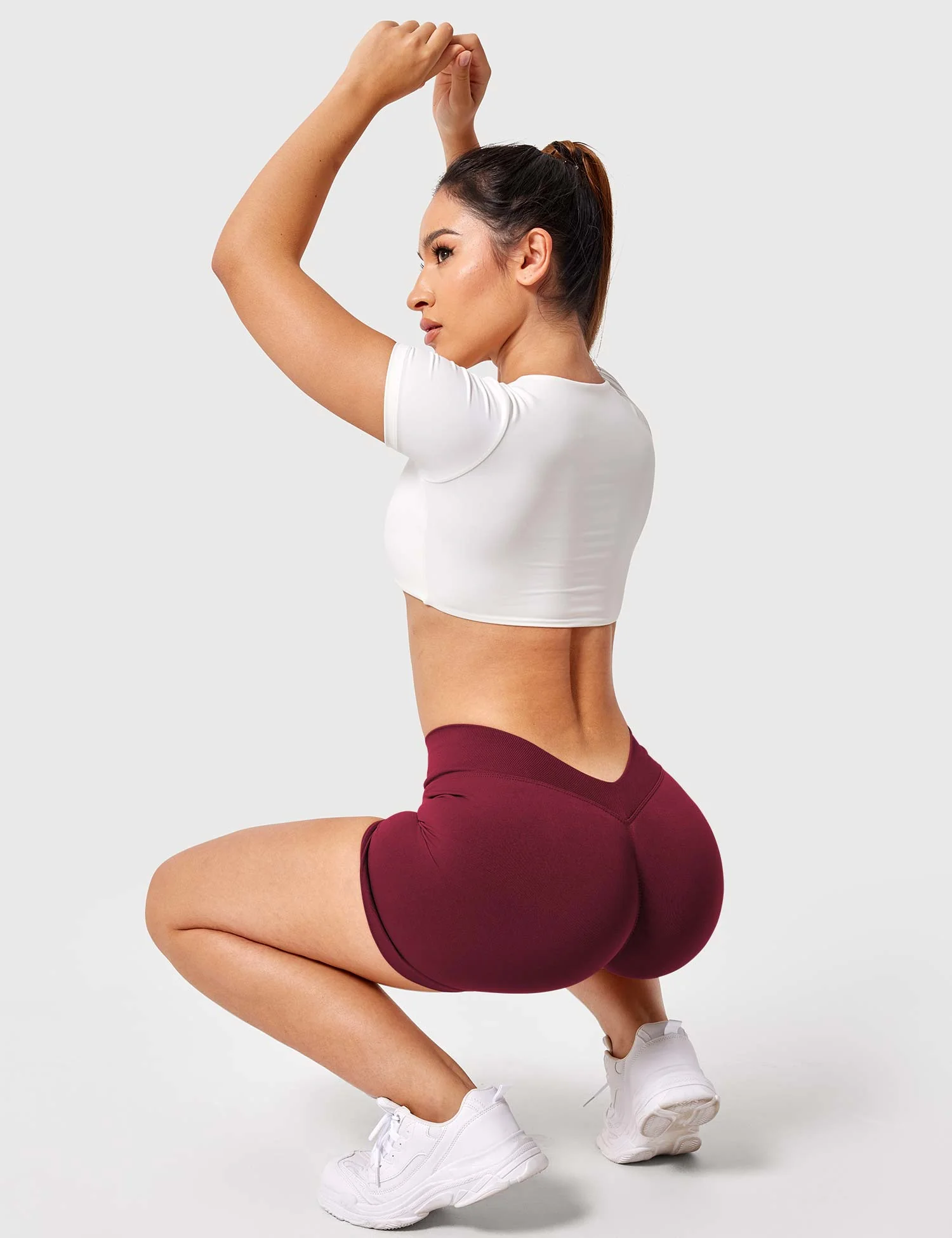 Yeoreo V Cross Liz Seamless Shorts 3.6" - Image 36
