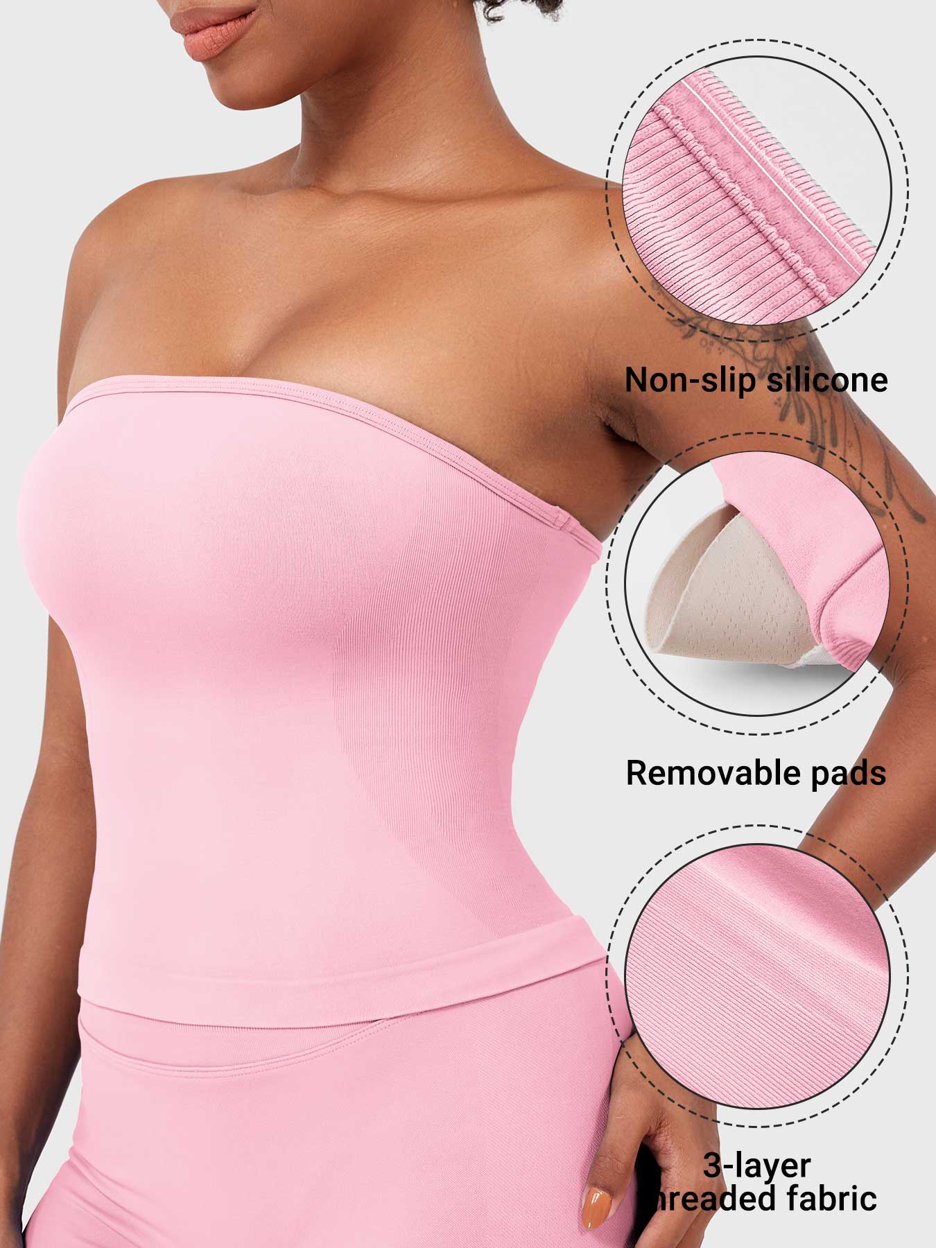 Yeoreo Zannie Seamless Tube Top - Image 13