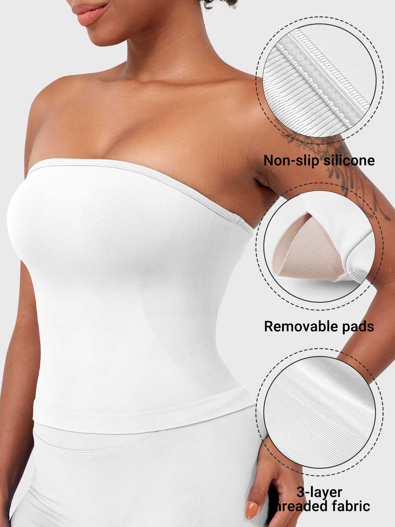 Yeoreo Zannie Seamless Tube Top - Image 18