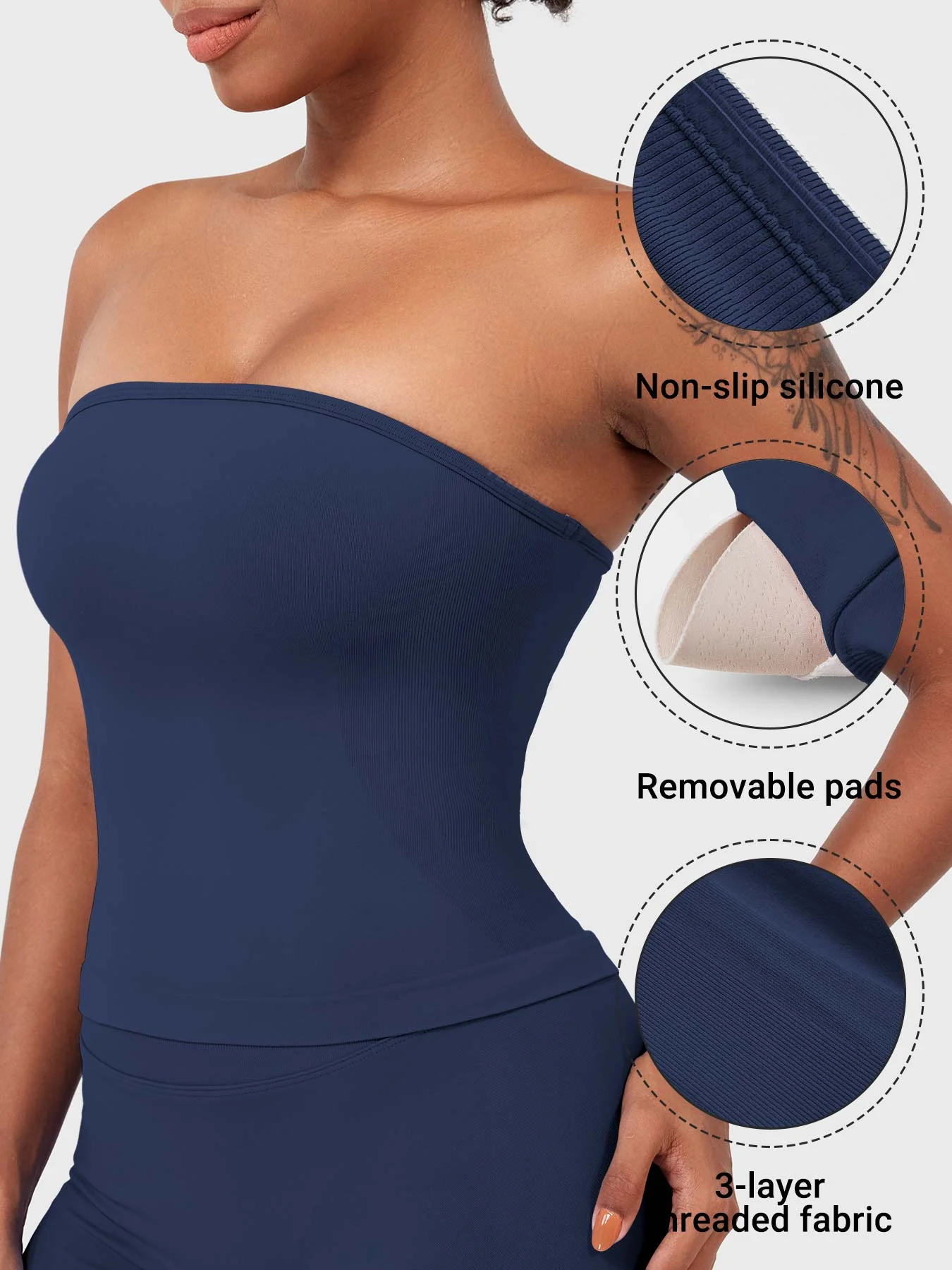 Yeoreo Zannie Seamless Tube Top - Image 3