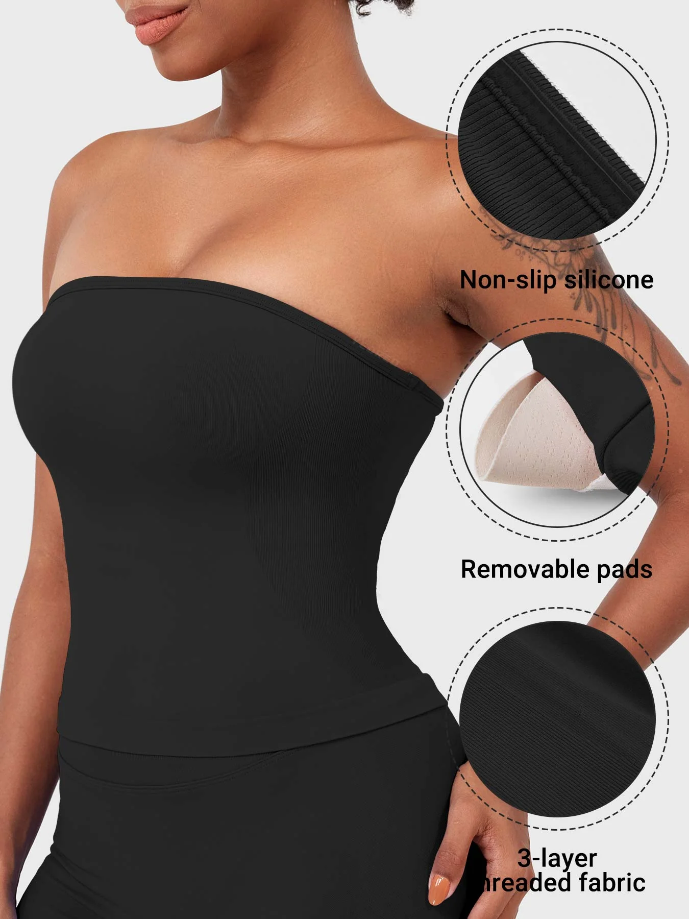 Yeoreo Zannie Seamless Tube Top - Image 8